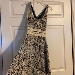 Gorgeous black and white dress